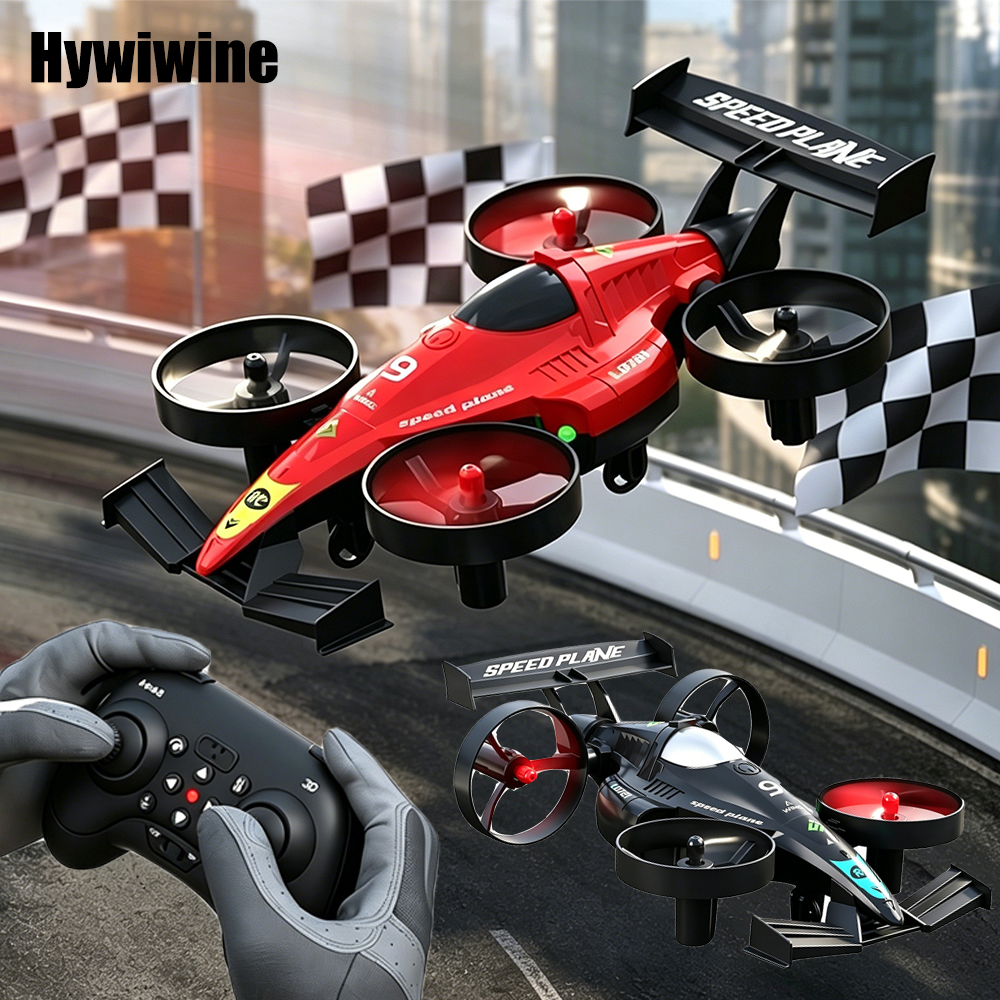 Rc Hobby Grade Helicopter - Drone 2 In 1 Flying RC