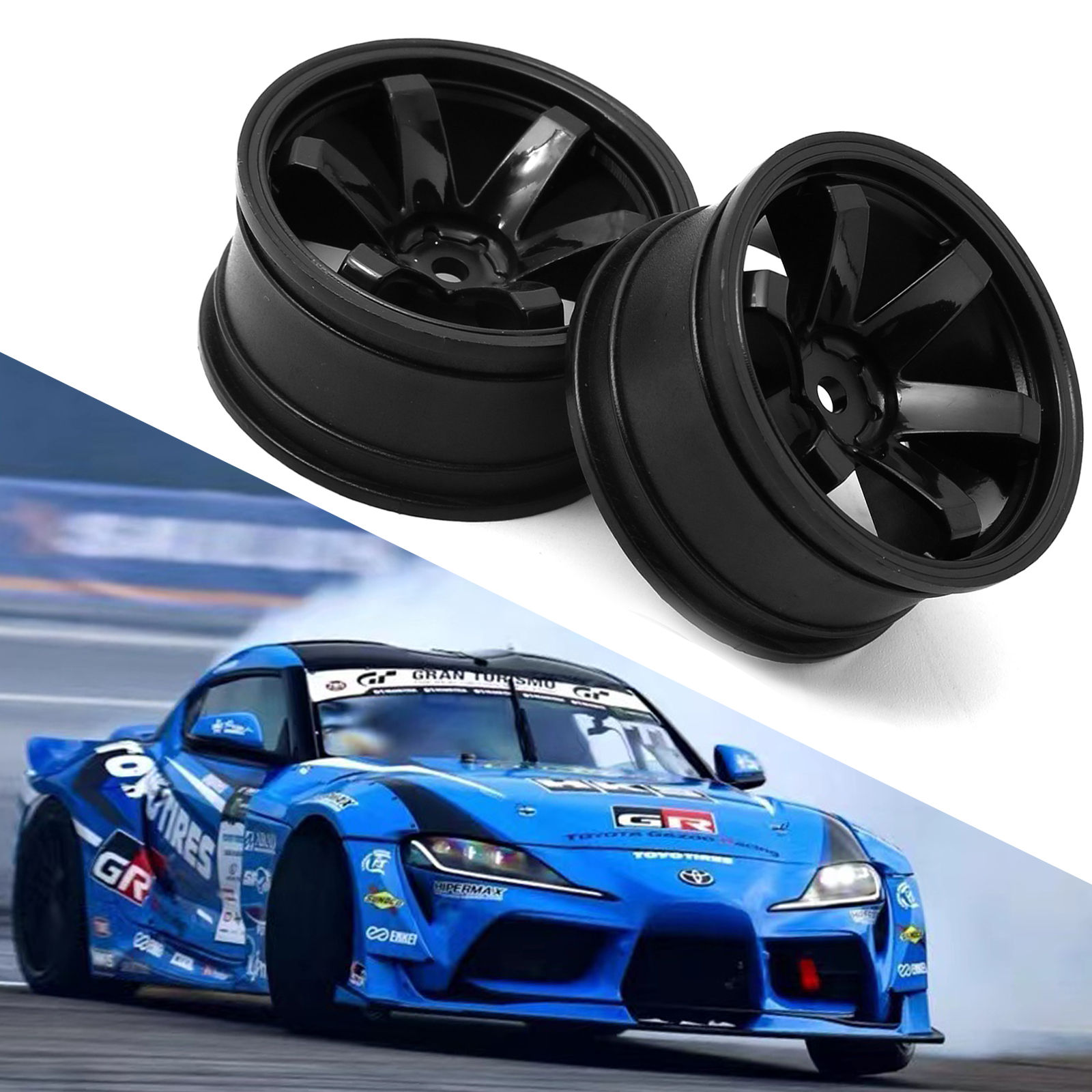 Rc Hobby Products - 4pcs Plastic Wheel Hub RC Racing