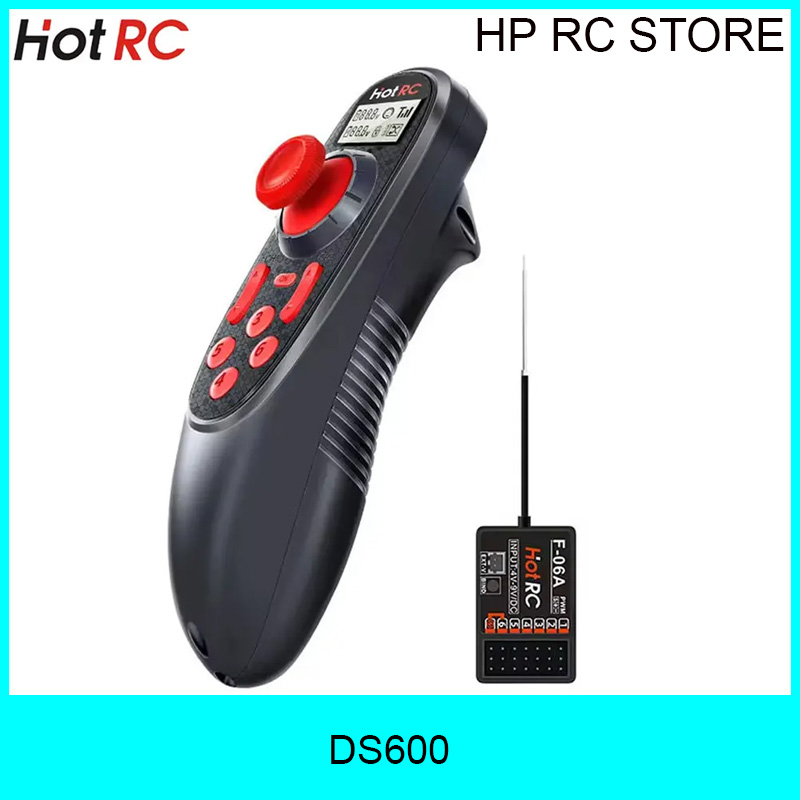Radio Transmitter 6Ch - HOTRC DS-600 6CH 2.4GHz Radio System