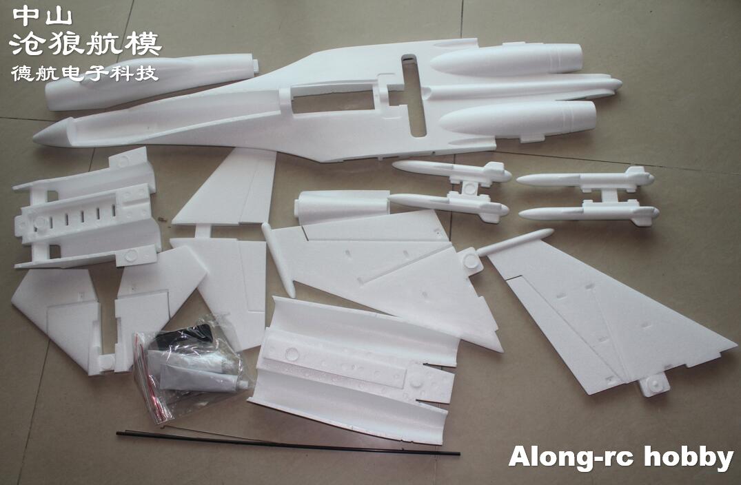 White EPO RC Plane SU-27 SU27  - огляд і ціна Rc Hobby Plane