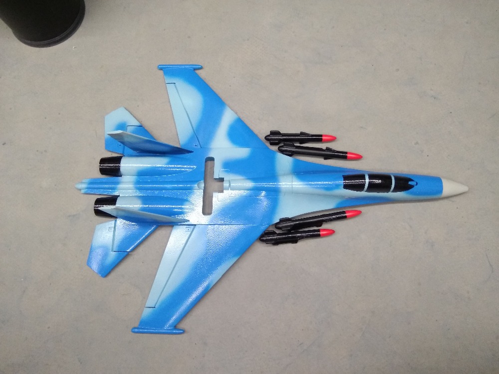 White EPO RC Plane SU-27 SU27  - огляд і ціна Rc Hobby Plane