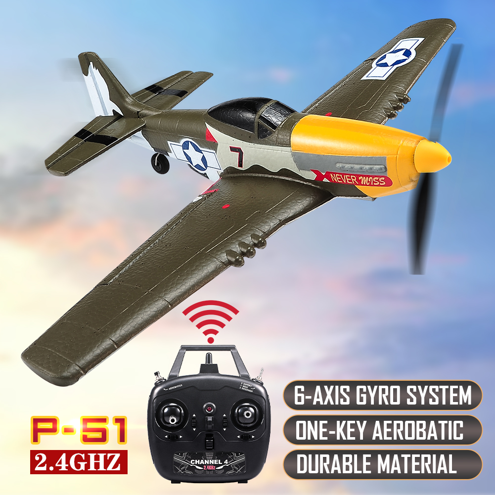 RC Plane P51 Mustang 2.4G Radi - огляд і ціна Rc Hobby Plane