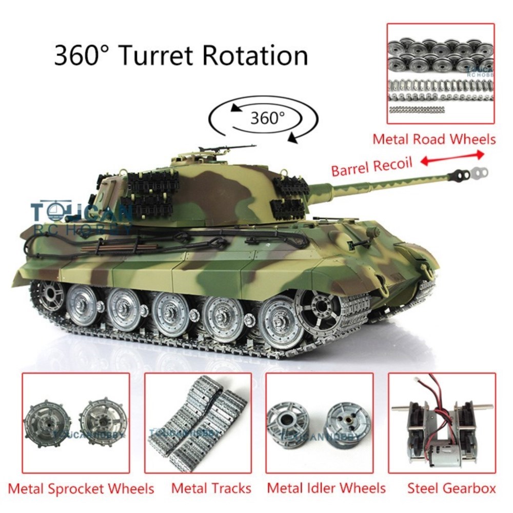 US Stock 1/16 Heng Long 7.0 Cu - огляд і ціна Rc Hobby Kings
