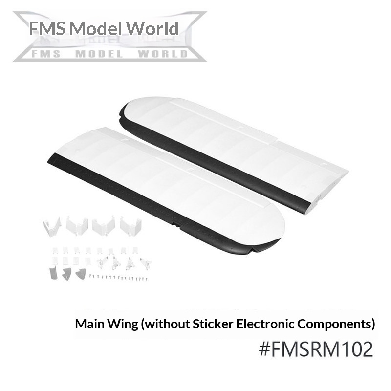 FMS RC Plane Decals For 1700mm - огляд і ціна Rc Hobby Plane