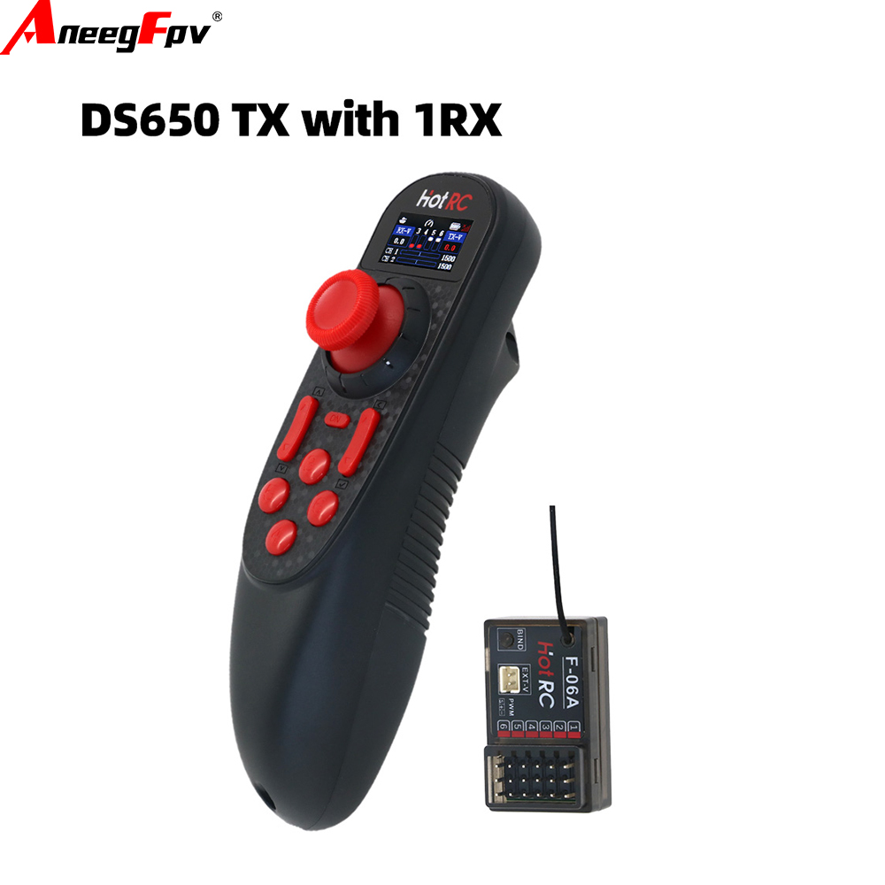 HOTRC Hot rc DS-650 DS 650 6CH - огляд і ціна Radio Transmitter 6Ch