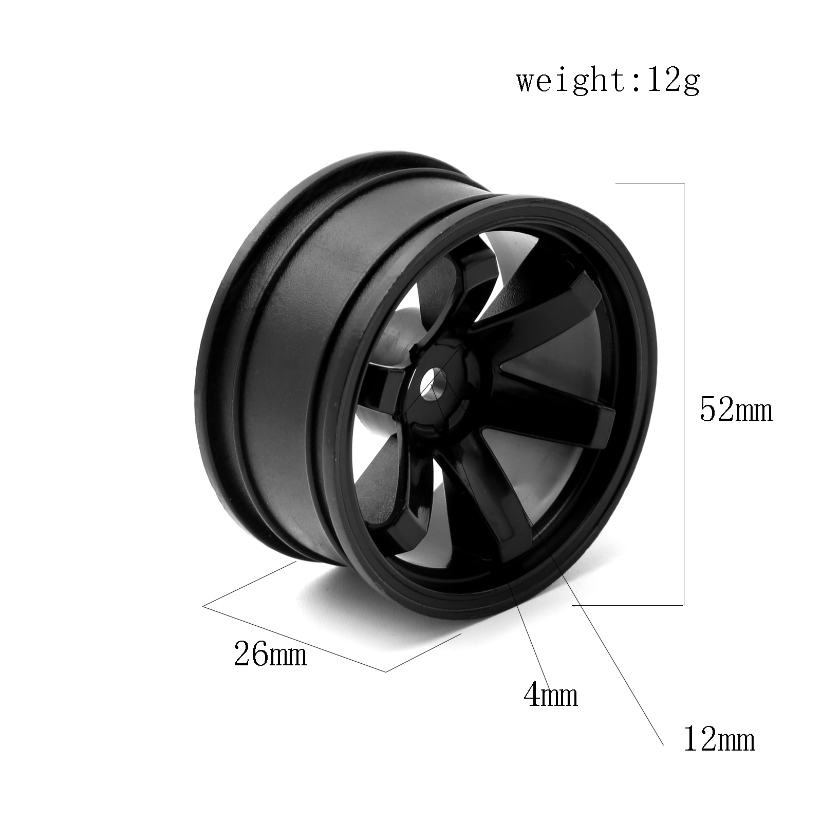 4pcs  Plastic Wheel Hub RC Rac - огляд і ціна Rc Hobby Products