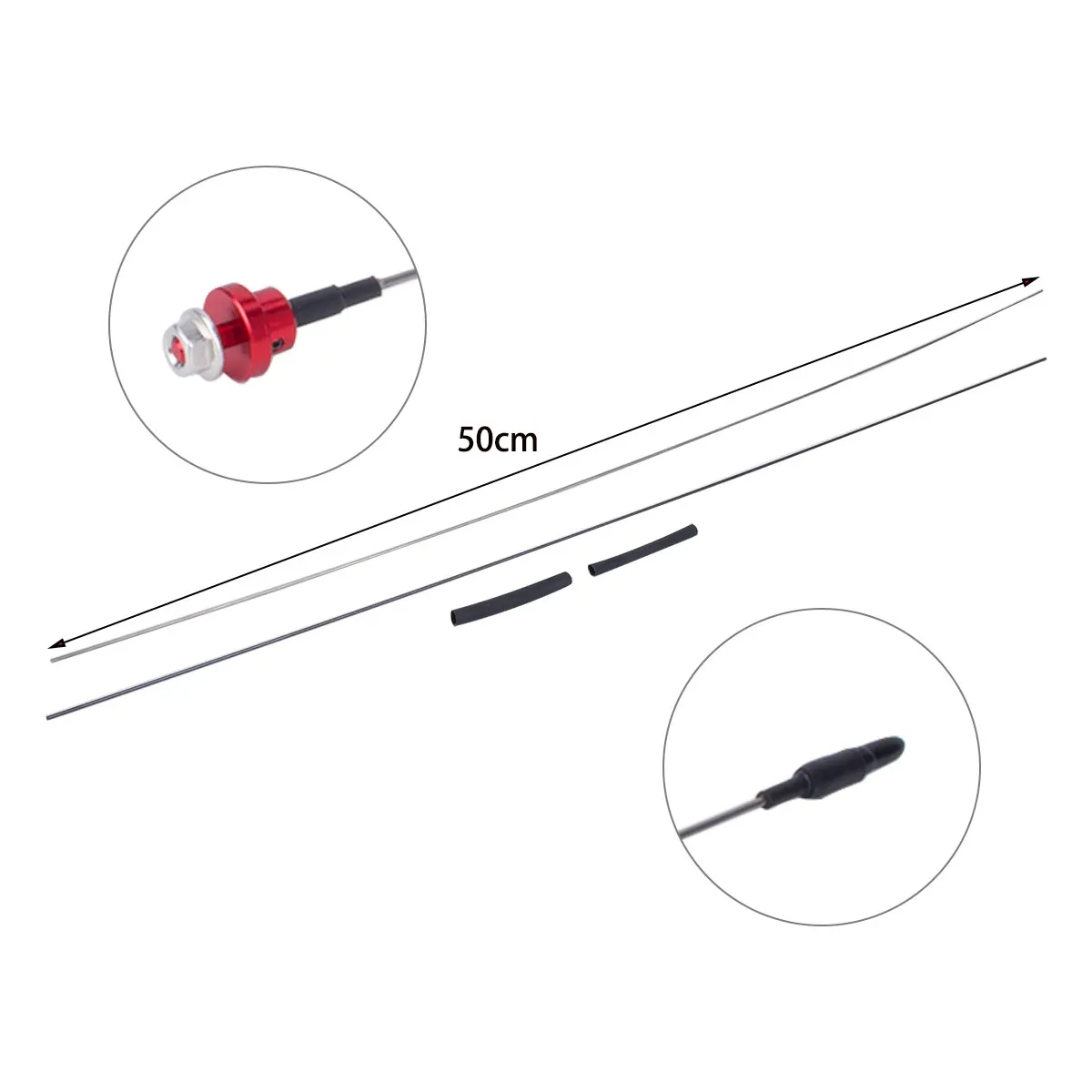 50cm Metal Simulation Antenna  - огляд і ціна Rc Hobby Racing