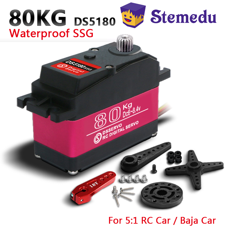 Dsservo Waterproof DS5180 80KG - огляд і ціна Rc Hobby Products