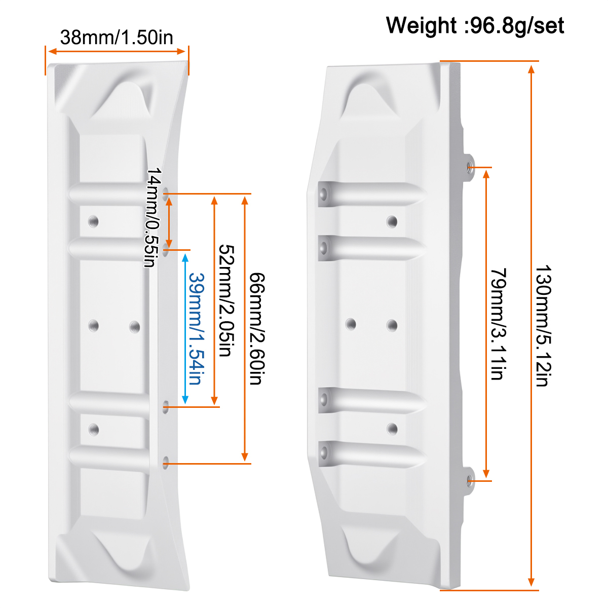 Aluminum Side Pedal for Vanqui - огляд і ціна Rc Hobby Products